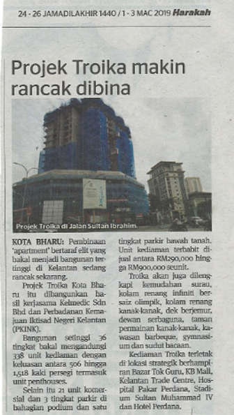 01/03/2019 - Harakah : Projek Troika Makin Rancak Dibina