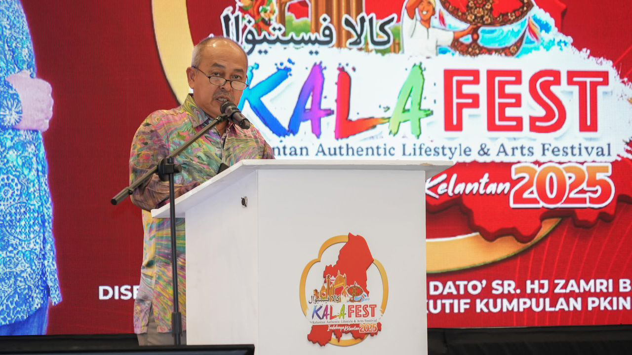 DATO' SR KETUA PEGAWAI EKSEKUTIF KUMPULAN MERASMIKAN MAJLIS PENUTUP KALAFEST INDAHNYA KELANTAN 2025 